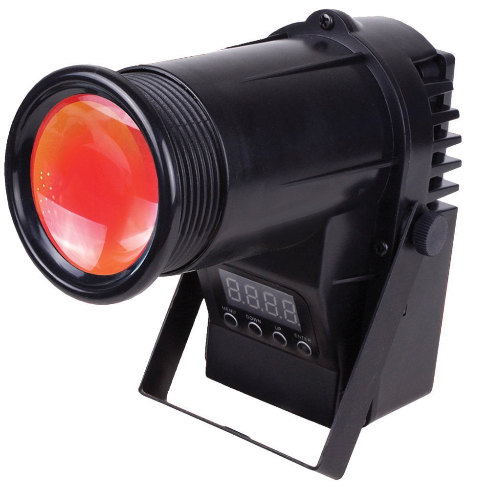 Pinspot LED Quad Color DMX - 10 Watt - Red, Green, Blue, White - Great for Lighting Disco Balls - Stage Light - Dj Light