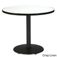 thumbnail image 3 of KFI Studios Mode 3.5' x Round' Dining Table, Graphite Nebula, Black Base, 3 of 5