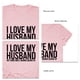 thumbnail image 4 of Camisa de Manga Corta para Mujer,Camisa con Alfabeto para Mujer Camisa con Alfabeto para Mujer a la Moda Camisa ILOVEMYHUSBAND Durabilidad Mejorada, 4 of 5
