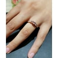 thumbnail image 4 of Pompeii 1ct Morganite & Diamond 3-Stone Ring 10k Rose Gold (Peach,I1), 4 of 6