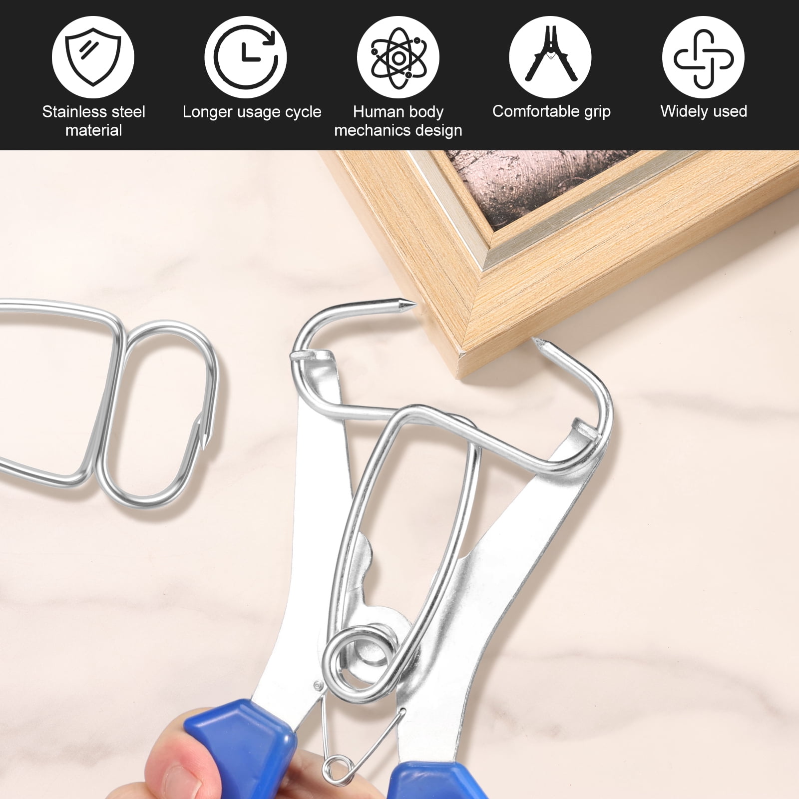 1 Set 3 Inch Stainless Steel Miter Clamp Professional Structural Tensioning