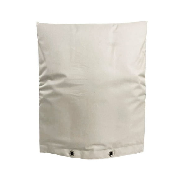 Outdoor Backflow Insulation Cover Insulated Pouch For Winter Pipe Freeze Protection Valve Backflow Preventers For Water Valve Box Controller Gray Ecru 40*50cm