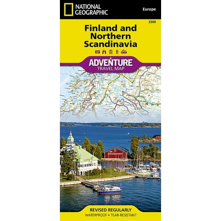 National Geographic Adventure Map Finland and Northern Scandinavia Map, Book 3300, (Paperback)