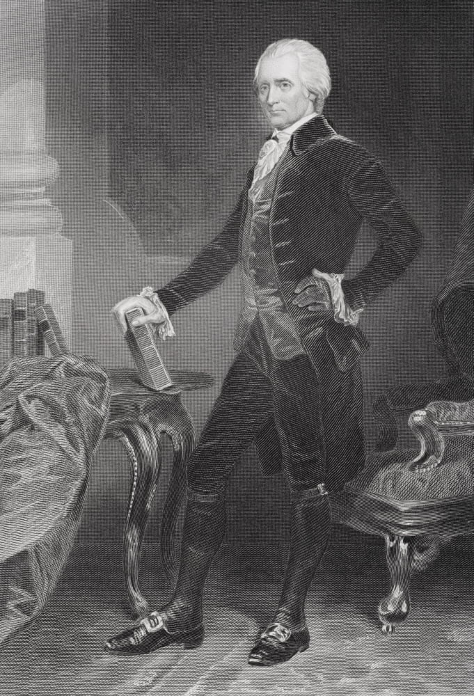 Richard Henry Lee 1732 - 1794 American Aristocrat And First Us Senator For State Of Virginia Signatory Of Declaration Of IndependenceFrom Painting By Alonzo Chappel Canvas Art - Ken Welsh Design Pics