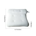 thumbnail image 2 of Lunxisen 4 Pcs Bath Pillow Headrest Suction Spa Relaxation Neck Support Bathtub Cushion Comfort Home Bathroom Accessory, 2 of 6