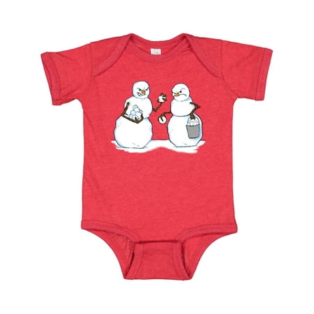 

Inktastic Snowmen Army Gift Baby Boy or Baby Girl Bodysuit