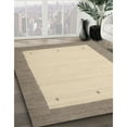 thumbnail image 3 of Ahgly Company Machine Washable Indoor Round Contemporary Bullet Shell Brown Area Rugs, 6' Round, 3 of 7