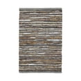 thumbnail image 2 of Hand-Woven Amara Leather and Cotton Area Rug, 2 of 7