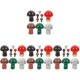 thumbnail image 1 of 40 piezas de decoración de setas de simulación estatuas de setas de cristal DIY Mini adorno de setas FRCOLOR HaoMX16408190, 1 of 6