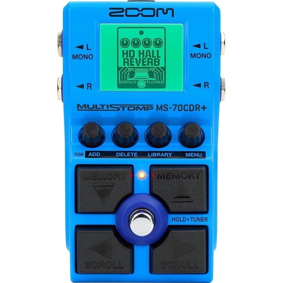 Zoom MS-70CDR Plus MultiStomp Chorus-Delay-Reverb Guitar Effects Pedal