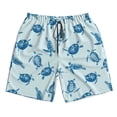 thumbnail image 5 of Goofa Turtle Printed Mens Swim Trunks Summer Quick Dry Short Beach Swimwear Bathing Suits-X-Large, 5 of 9