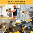 thumbnail image 7 of Paint Sprayer,Cordless Electric Paint Sprayer,Equipped with Adjustable Spray Width knob,Paint Sprayers for House Painting for Furniture,Walls, Doors, Fences,Floors (Yellow), 7 of 7