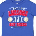 thumbnail image 4 of Inktastic That's My Awesome Sister out There with Volleyballs Boys or Girls Toddler T-Shirt, 4 of 5