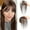 Dark Brown, variant on The Hair Clip 100% Real Human Hair Toppers 360°3D Cover Clip in Bangs Hair pieces Wispy Bangs for Women Hair Extensions Clip on French Bangs for Daily Wear