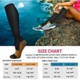 thumbnail image 3 of 8 Pairs Athletic Compression Calf Socks for Men & Women - 15-20mmHg Knee-High,Running,Travel & Daily Wear, 3 of 6
