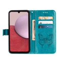 thumbnail image 4 of Case For Samsung Galaxy A25 5G Embossing Butterfly Flip Cover Premium Leather Magnetic, 4 of 5