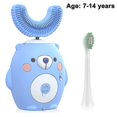 thumbnail image 1 of Ultrasonic Kids Electric Toothbrush, Soft Silica Gel Brush Head,u Type, 1 of 5