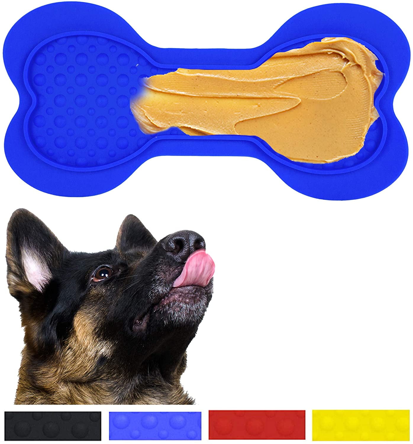 Silicon Dog Lick Bone Shower Assistant Lick Pad Distraction Device