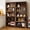 A-Walnut Brown, variant on FIAKOA 71" Tall 5-Tier Bookshelf, Wooden Freestanding Display Bookcase with Adjustable Shelves for Home Office Bedroom, Walnut brown