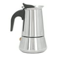 thumbnail image 2 of Stovetop Coffee Maker Stainless Steel Pot Drip Type Large Capacity Elegant Polished Coffee Pot for Home Kitchen Outdoor Camping, 2 of 7