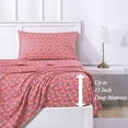 thumbnail image 4 of Summerween Crafted by Catherine Soft Microfiber Sheet Set, 3-Piece, Fiesta Skulls, Twin-XL, 4 of 7