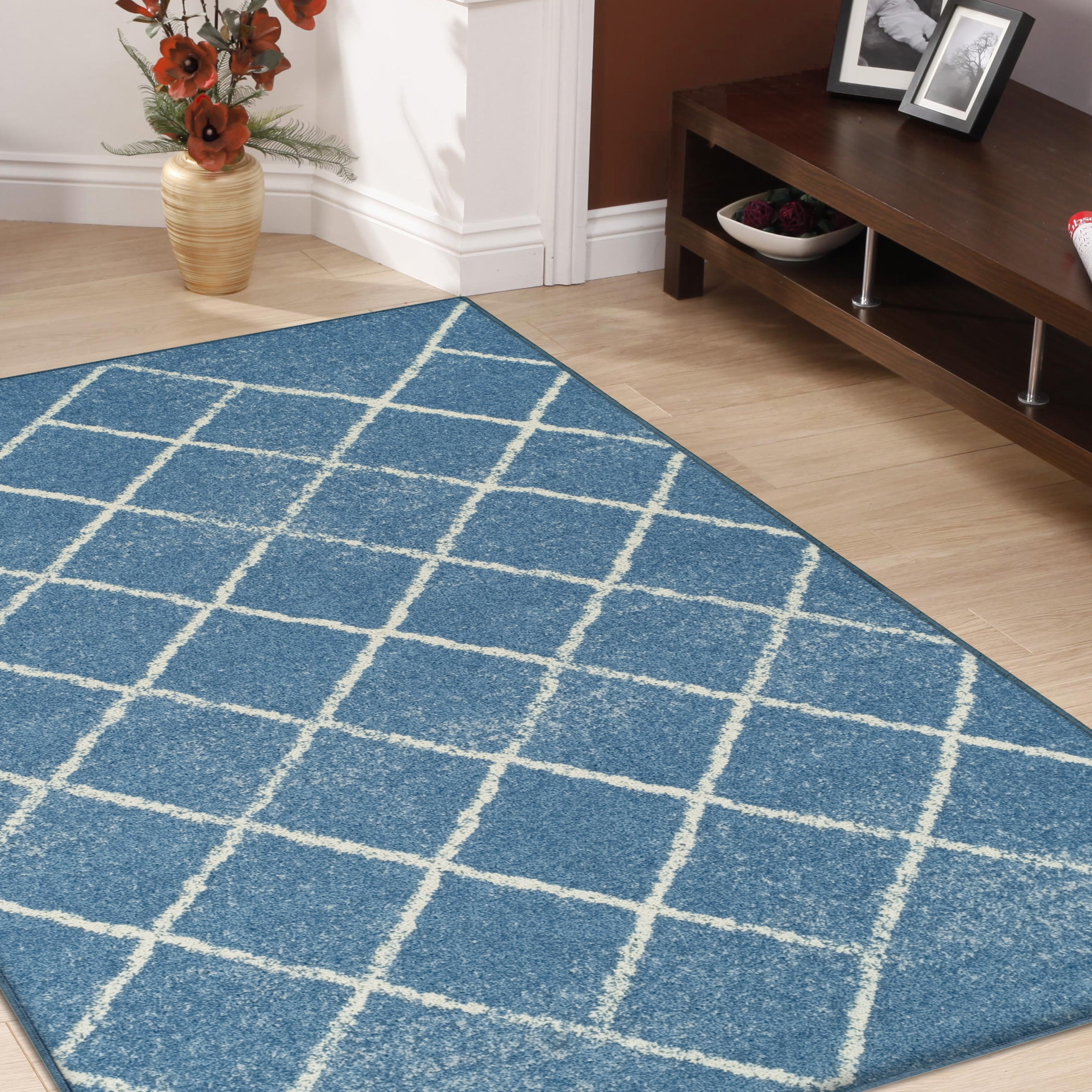 Superior Lattice Collection, 6mm Pile Height with Jute Backing, Quality and Affordable Area Rugs