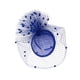 thumbnail image 1 of Diadema de bolas vintage de los años 20 para novia, sombrero lateral para disfrazarse Azul real, 1 of 9