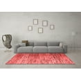 thumbnail image 3 of Ahgly Company Indoor Square Abstract Red Modern Area Rugs, 8' Square, 3 of 4