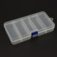 thumbnail image 5 of Kyusrd 5 Compartments Plastic Storage Container Case Fishing Bait Fish Tackle Box, 5 of 8