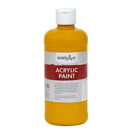 UPC: 0075176101653 | Rock Paint-Handy Art RPC101020 Acrylic Paint- Deep Yellow – 16 oz
