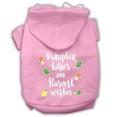 thumbnail image 1 of Pumpkin Kisses Screenprint Dog Hoodie Light Pink L (14), 1 of 1