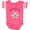 Football Pink and White, variant on Inktastic Granny's Girl- Heart Flowers Girls Baby Bodysuit