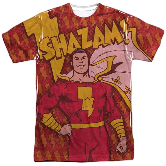 Dc - Shazam Bolts - Short Sleeve Shirt - Medium