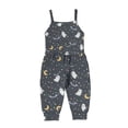 thumbnail image 2 of EGNMCR Rompers for Kids Toddler Baby Girl Jumpsuits Summer Printing Strap Romper Pants With Pockets Kid Rompers, 2 of 9