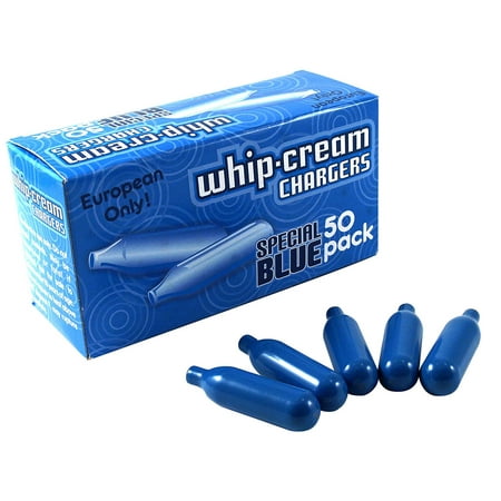 Special Blue N2O Whipped Cream Chargers, 50 Count