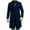 #042-Navy, variant on Yaoyar Mens Trench Coat Slim Fit Notched Collar Fall Winter Single Breasted Pea Coat Warm Soft Overcoat