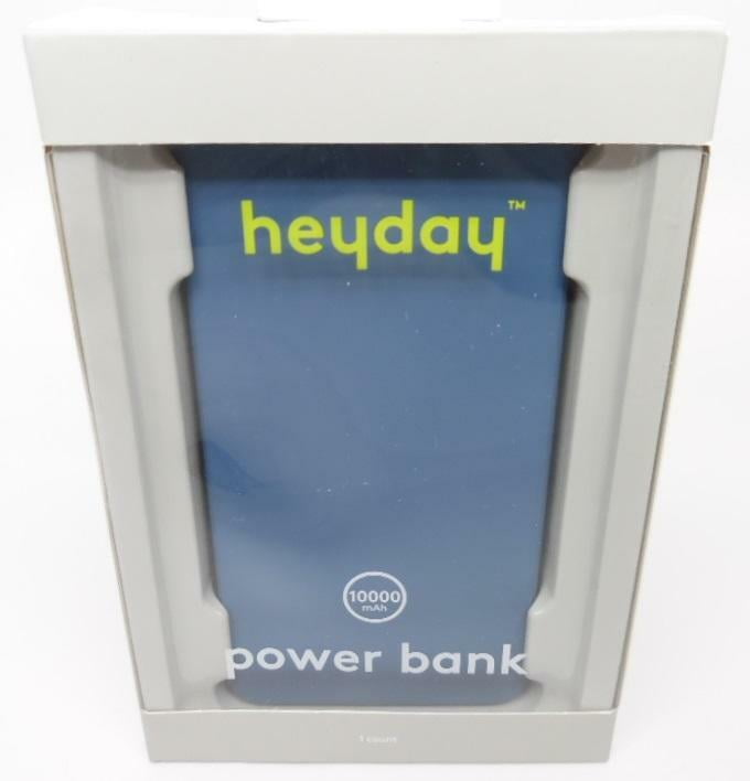 Heyday 10000mAh Battery Capacity Power Bank for Charging Smartphones