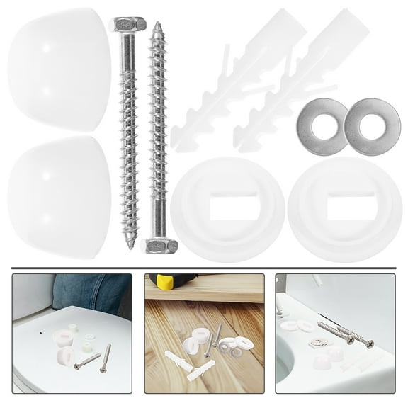 Milisten Toilet Seat Fastener Bolt Kit for Bathroom Installation 1 Set