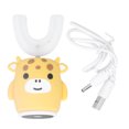 thumbnail image 2 of Cepillo de dientes eléctrico, cepillo de dientes inteligente en forma de U para niños, cepillo de dientes automático para niños, cepillo de dientes para niños con forma de instalación sin esfuerzo, 2 of 8