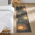 thumbnail image 3 of Yayeee Runner Rug for Bedroom 2'x6' Machine Washable Hallway Non Slip Mat, Sun Moon and Stars Pattern, 3 of 8