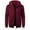 Wine, variant on Men's Sports Hoodies Jackets Fall Winter Thermal Hooded Sweatshirt Coats Athletic Running Jacket with Zipper Pockets Green L