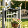 thumbnail image 6 of SLYNSHome Hanging Bird Bath with Hooks for Outdoor Decor,Hummingbird Feeder Iron Bird Bath Tray Wildlife Feeder Plate Water Bowl for Garden Patio Decoration, 6 of 6
