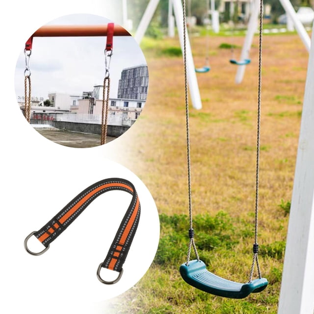 Piezas de correa colgante para columpio, correa colgante de entrenamiento Ab, cinturón de hamaca con mango de gimnasio para Naranja shamjiam Correas para colgar columpio de árbol