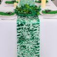 thumbnail image 2 of HELIAHOO 2 Pieces Green Table Runner, Sequin Glitter Metallic Easter Spring Table Runner, 11x108 Inch St Patricks Day Decorations, Christmas Wedding Party Everyday Dining Kitchen Home AZ83-28695, 2 of 8