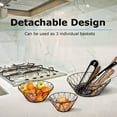 thumbnail image 4 of Heavy Duty - 3 Tier Hanging Kitchen Bronze Fruit Basket, 4 of 4