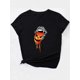 thumbnail image 4 of Camiseta De Manga Corta Con Cuello Redondo Para Mujer, Camisetas De Verano Para Uso Diario Y ViajesChic Leopard Print & Flame Tongue Graphic Tee for Women - Casual Round Neck Short Sleeve Top, Breat, 4 of 8
