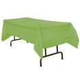 thumbnail image 2 of JAM Paper Plastic Table Cover, Lime Green Tablecloth, 1/Pack, 2 of 2
