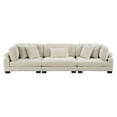 thumbnail image 2 of Lexicon Traverse Upholstered Corduroy Fabric Sofa with Arm Rest in Beige, 2 of 5