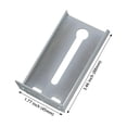 thumbnail image 2 of Lontan Soportes de montaje traseros para cajones deslizantes 5 pares B4502 Soporte de gabinete Guía de rieles para cajones Piezas de repuesto de cocina para muebles dorados de 1,77 pulgadas (45 mm) de, 2 of 5