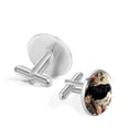 thumbnail image 3 of Crow Elegant Shirt Cufflinks for Men, Made of Stainless Steel, for Formal Attire, 3 of 6